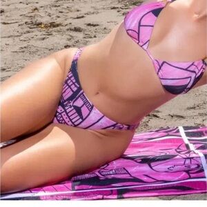 Swiminista x James Peter Henry Beach Activities Towel